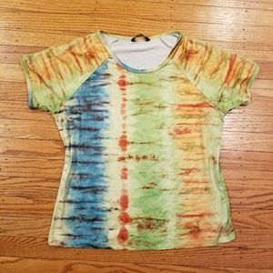 Athleta Tie Dye Athletic Top M